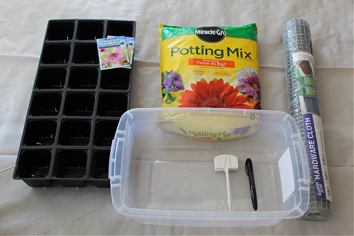 materials for sowing seeds